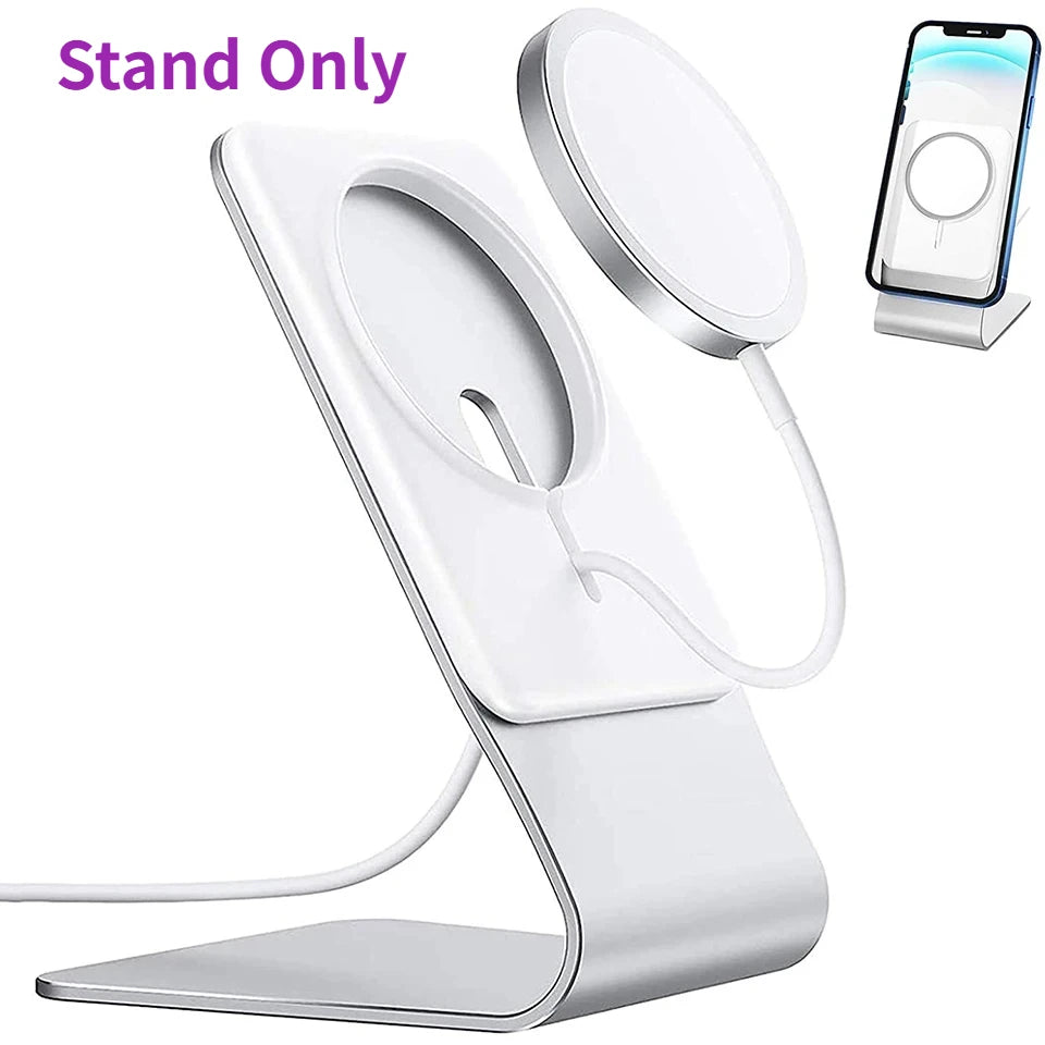 Aluminium Magnetic Desk Phone Charger Stand