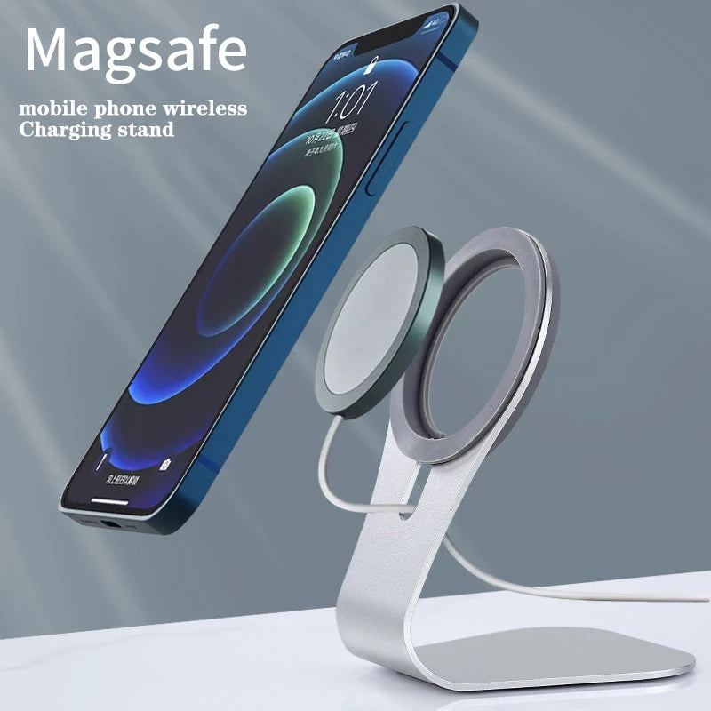 Aluminium Magnetic Desk Phone Charger Stand