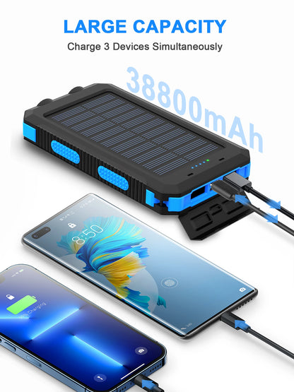 Waterproof Outdoor Solar Power Bank