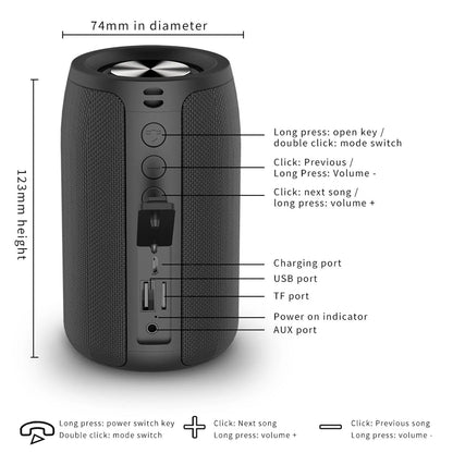 ZEALOT S32 Portable Wireless Bluetooth Speaker
