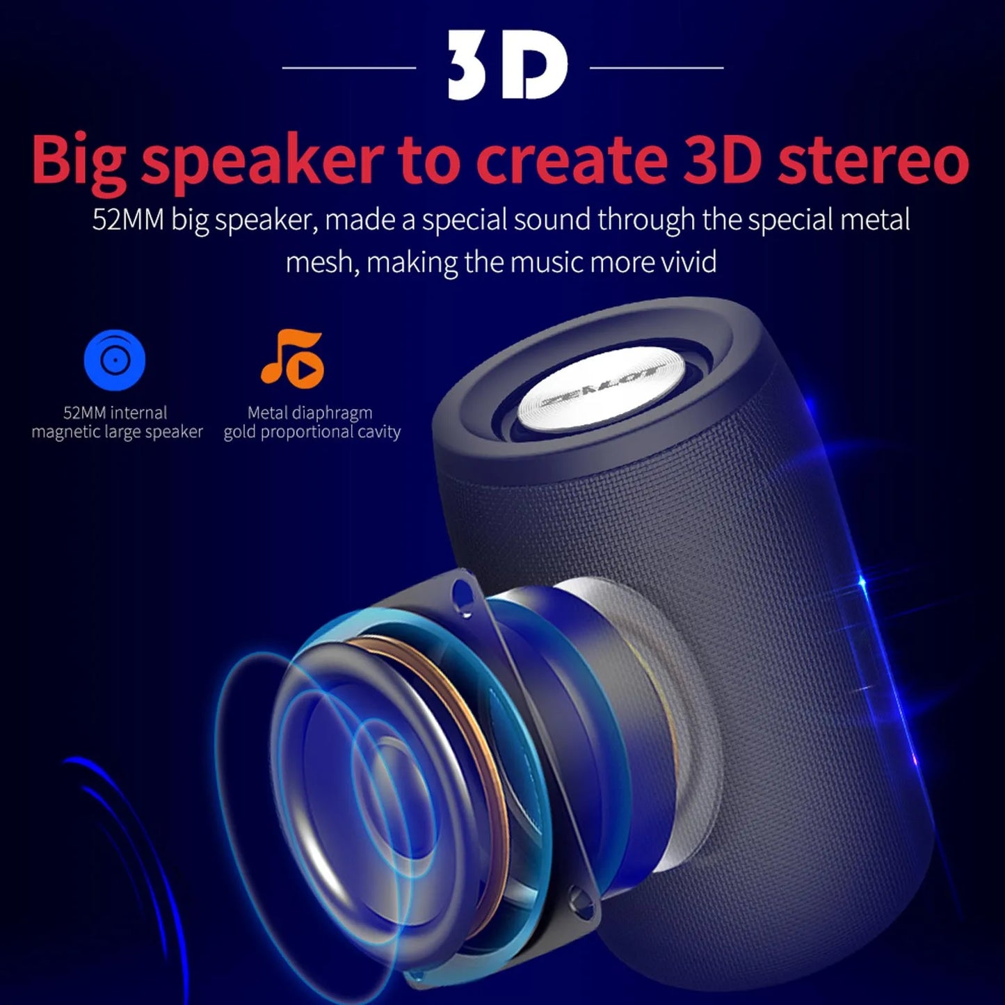 ZEALOT S32 Portable Wireless Bluetooth Speaker